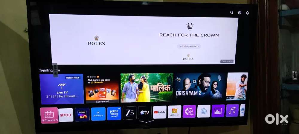 Lg 49 inch smart TV good condition 14k LG speaker 3k