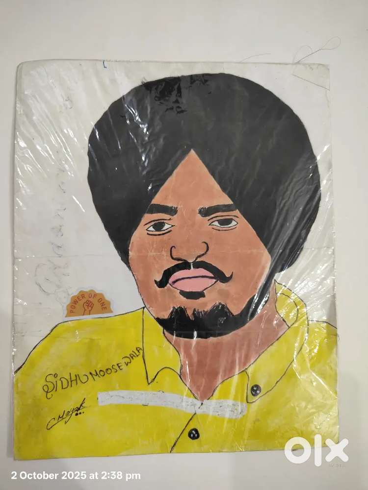 Painting Sidhu Moose wala