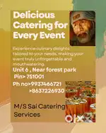 M/s sai catering. ..  you will get a delicious food taste