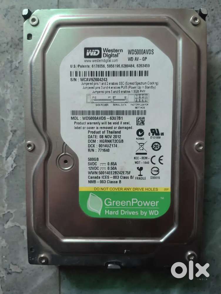Hard disk 500 gb