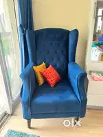 Single wingback chair
