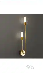 Modern Wall Light Sconce – Golden Finish (Brand New)