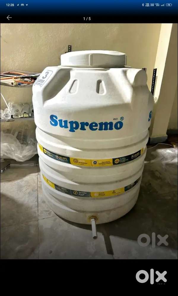 Supremo 500 litre tanki, unused h