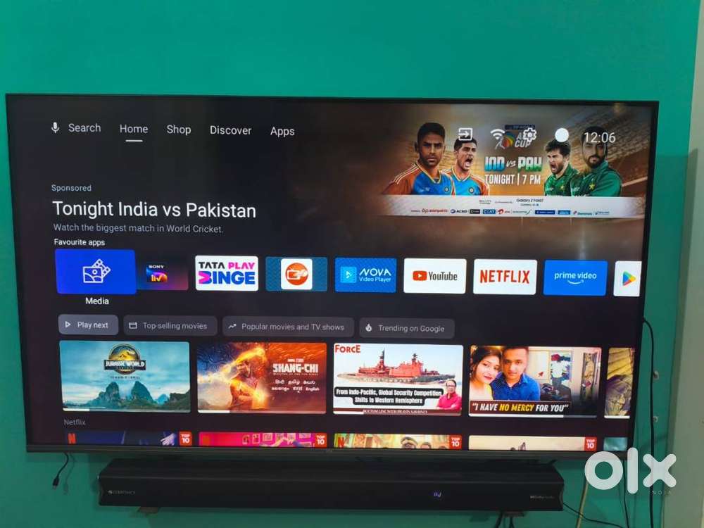 Vu 4k 55 inch android smart led tv.