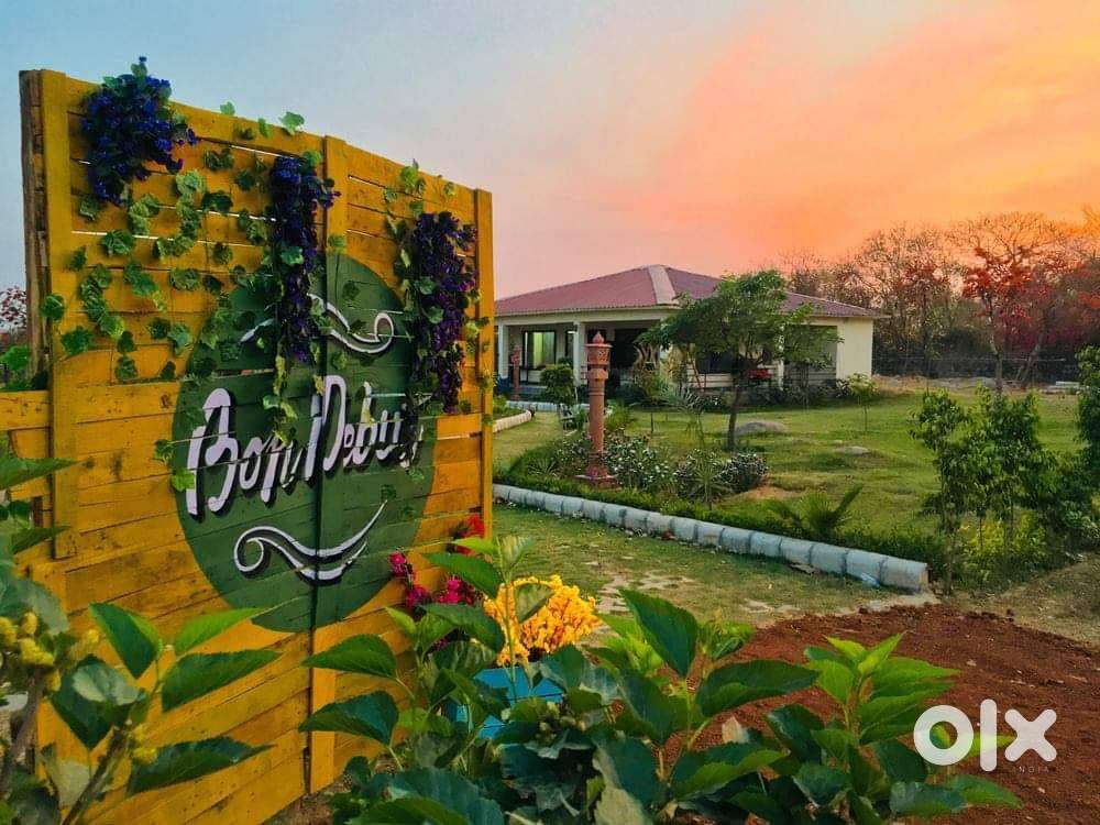 Farm Banaye 1210 GAz Plot 1.15 cr me Flat se sasta fresh air green are