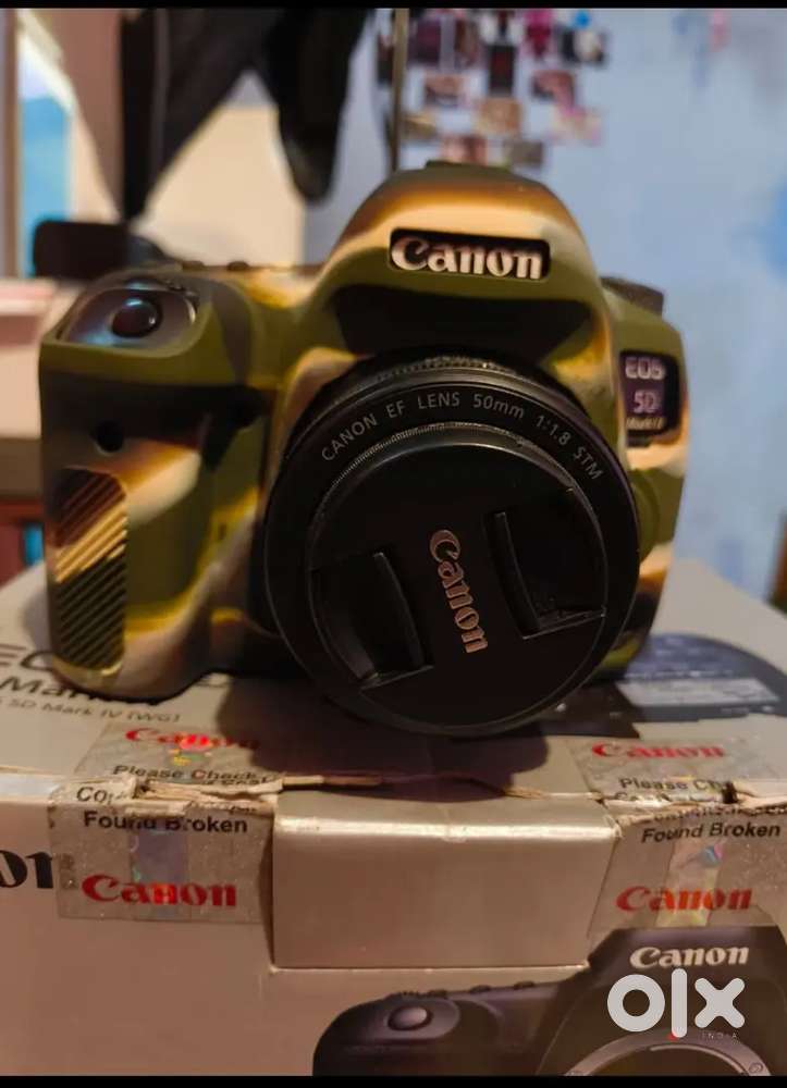 Canon EOS 5D Mark IV with lens