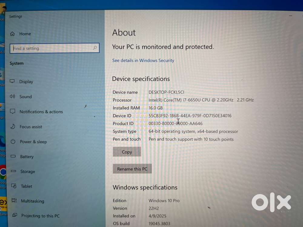 Microsoft surface pro 4  i7