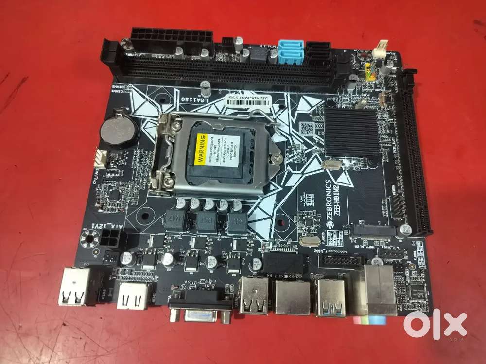 Zebronic h81 motherboard with one year warranty