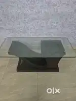 Glass top center table - modern and stylish design