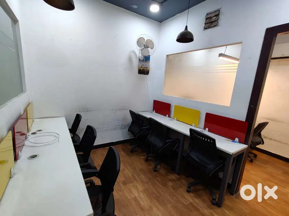 1 Director Cabin 6 Workstation Fully Furnished Office Space For Rent