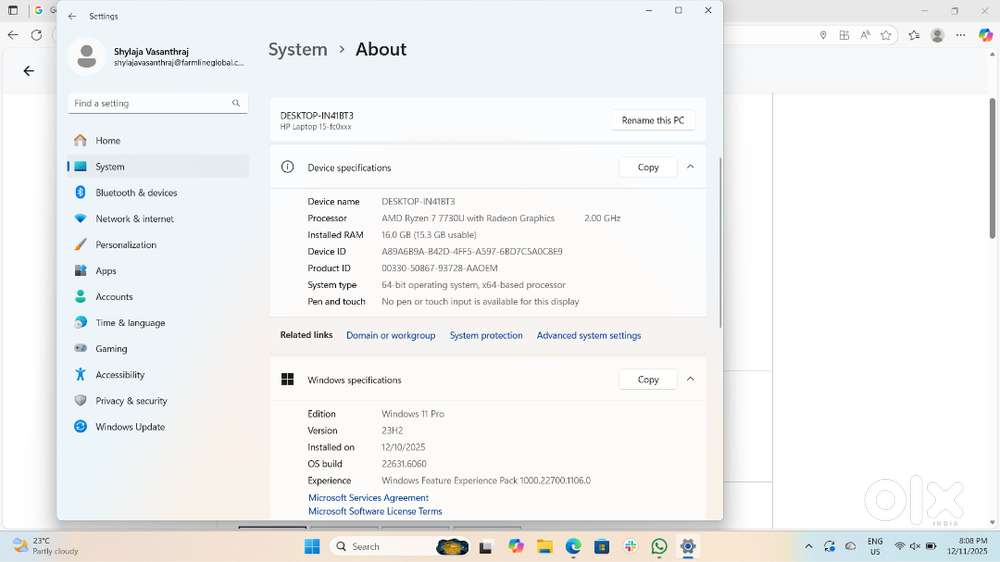 HP (Upgraded Version) 2025 Copilot AI College Students & Business Lapt