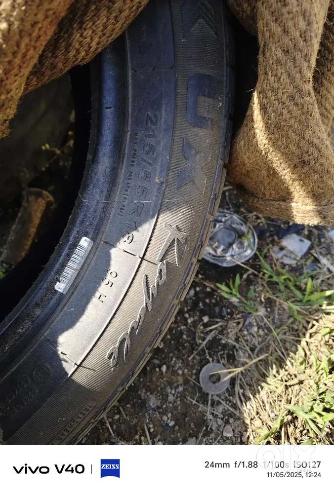 Jk tyre company    215/55R 18.   10000price