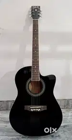 POLO Imported Acoustic Guitar - Black Gloss