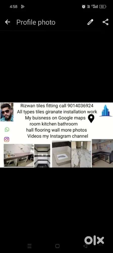 Rizwan tiles fitting services location charminar