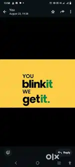 Hiring for moradabad blinkit delivery boy job