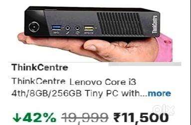 For Computer ,PC (CPU i3 4th Gen 8 GB Ram 256 GB SSD )