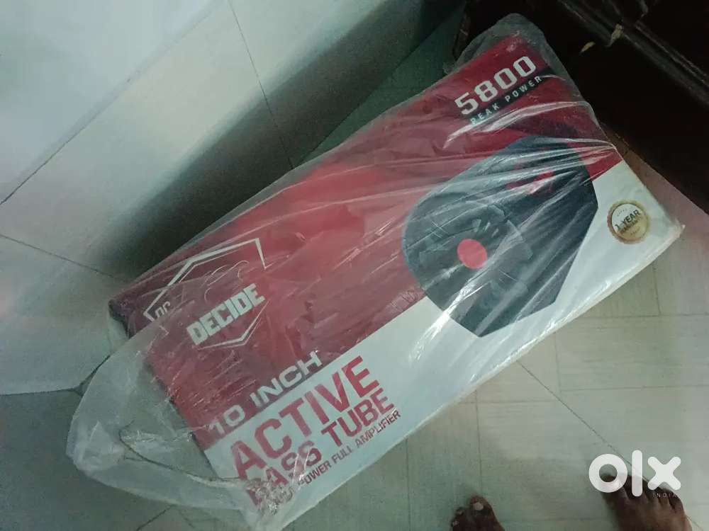 Decide 10 inch Active Bass Tubein built power Full amplifer