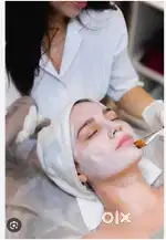 Females facial face wax