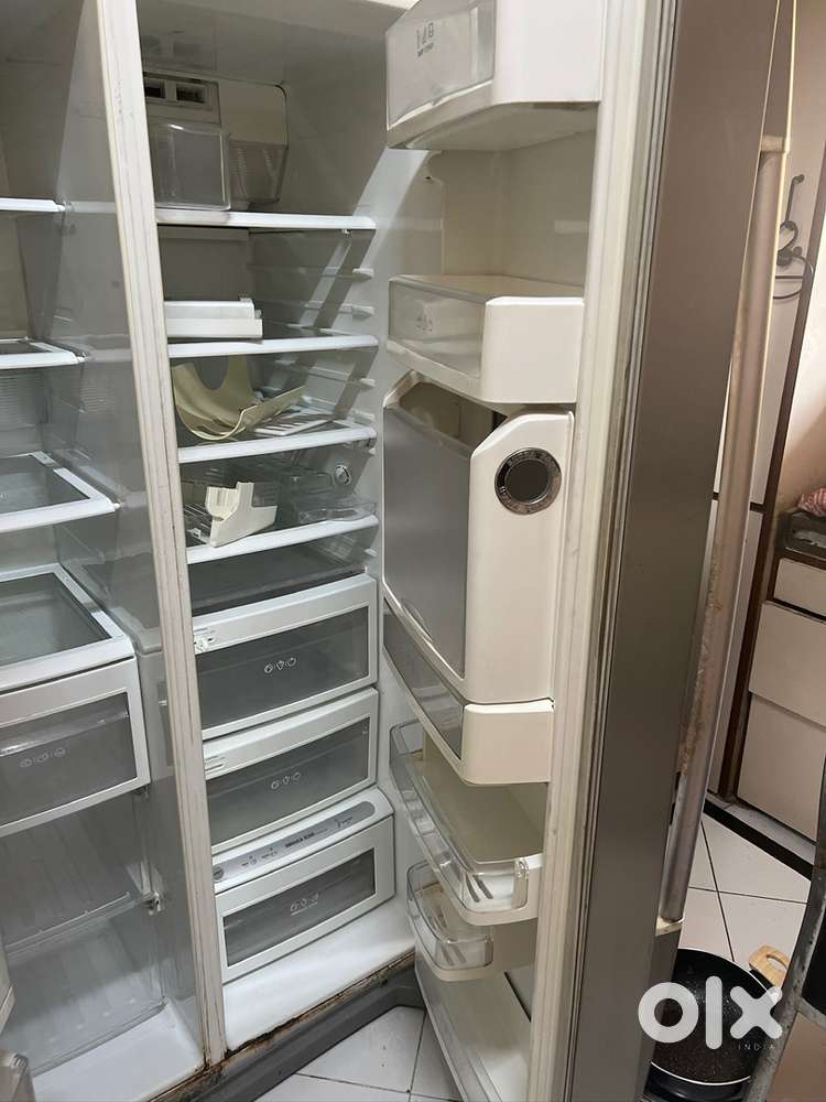 Side by side door fridge