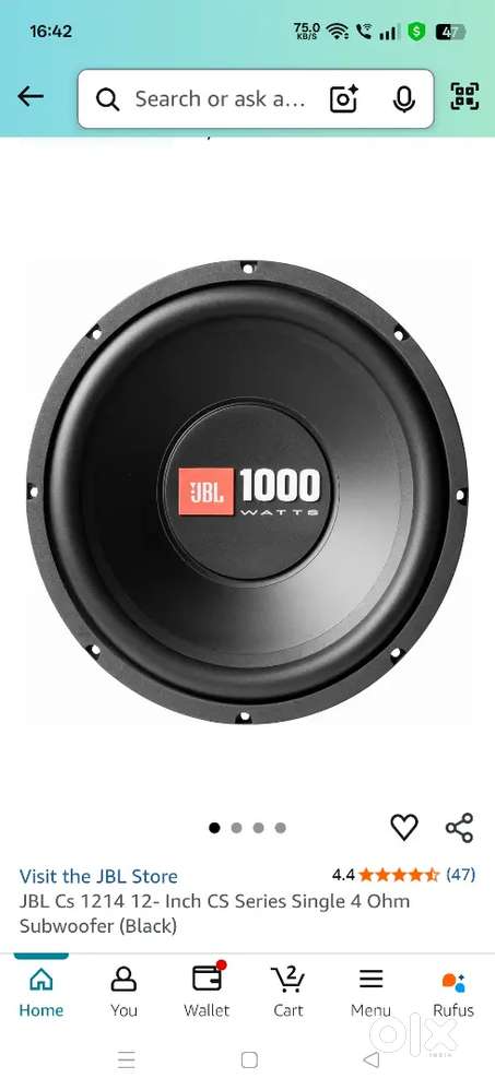 JBL subwoofer 1000watts