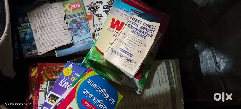 Various types of books