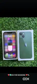 iPhone 13 with box and cable