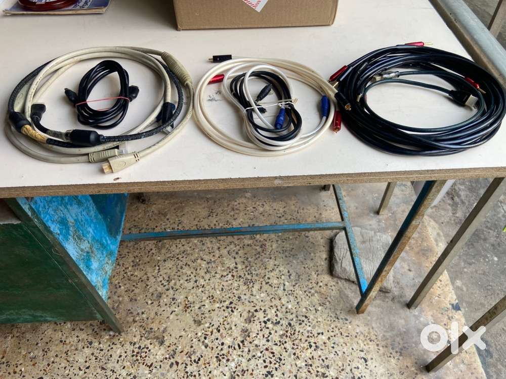 Optical, HDMI, Speaker cables etc.