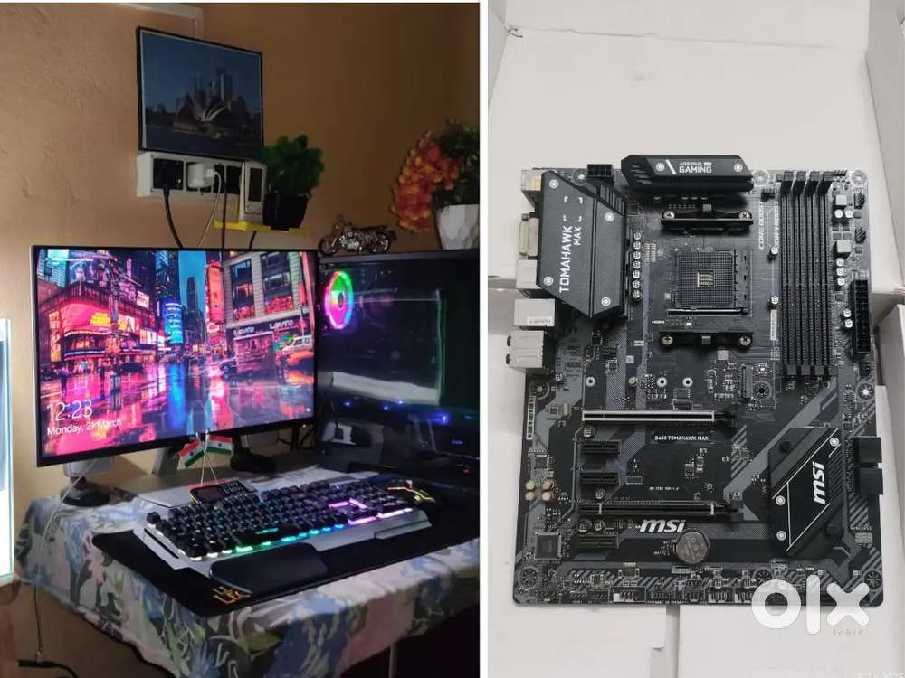 Dell Monitor 27inch + Msi B450 tomahawk AM4 (5500+5500)