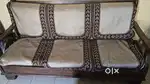 Sofa set brown color