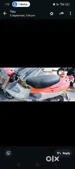 Scooty of tvs decent condition