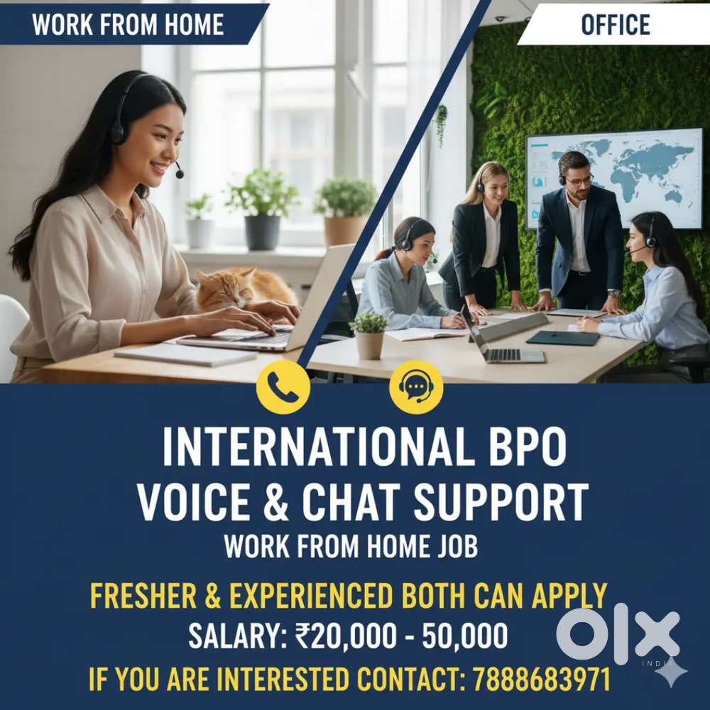 Hiring for International Voice and Chat support (I phone 13)