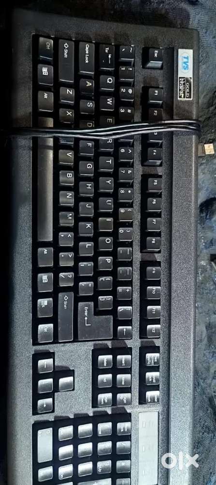TVS Gold Brand Mechanical Keyboard A1 Condition For Bank and Offices