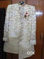 Wedding Sherwani with Dhoti (Pant style)and Padgi # size 40