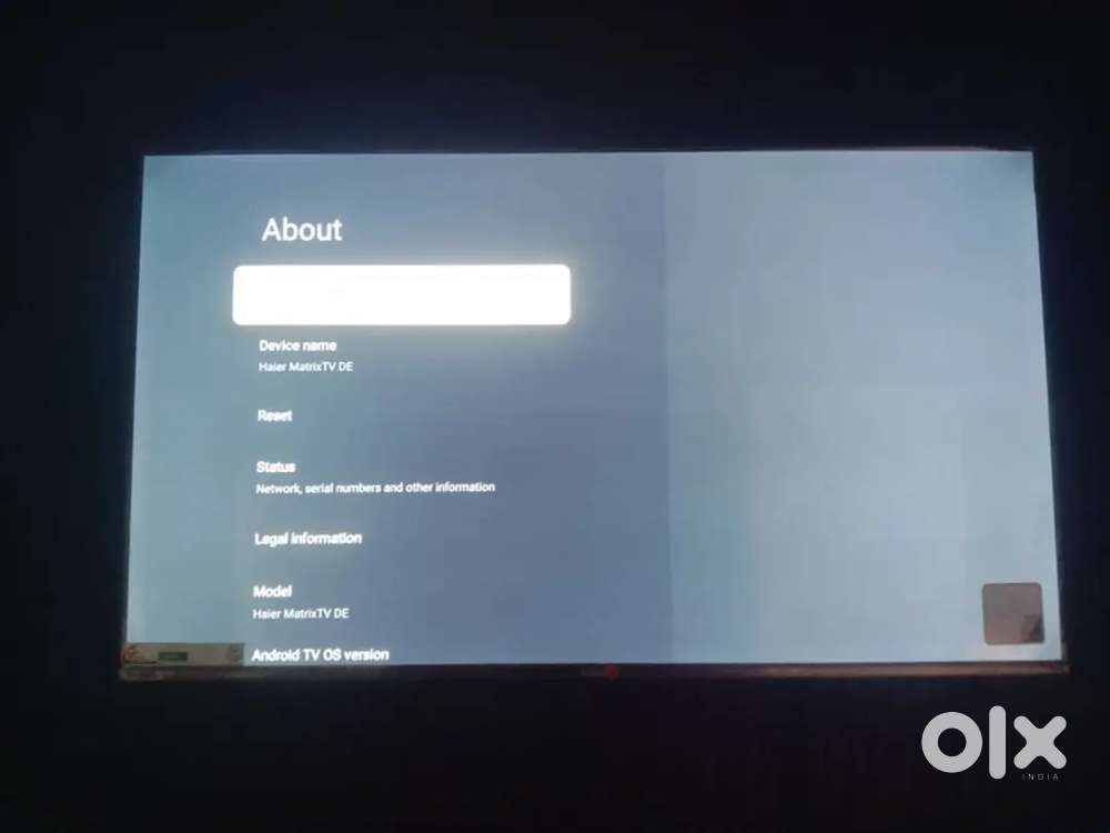 Haier matrix tv de 55 inch