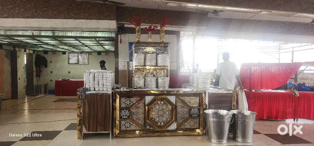 Waiter service field working like catering boys