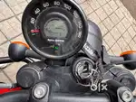 Royal Enfield Hunter 350 (Rebel Red). It’s 1.5 years old