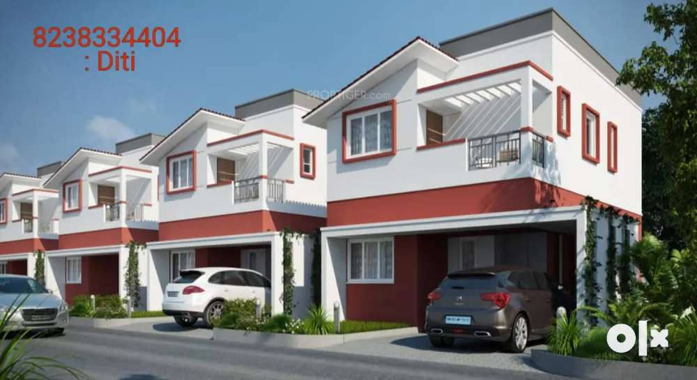 4 bhk brand new twin bungalows for sale in Chala Area.Vapi.