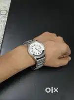 Fastrack Analog White Dial Men's Watch - NK3001SL01, Perfectly working