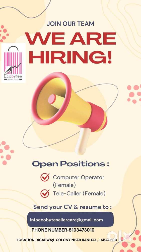 Computer Operator & Tele Calller