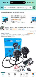 Led head light or fog light brand - LIU HJG