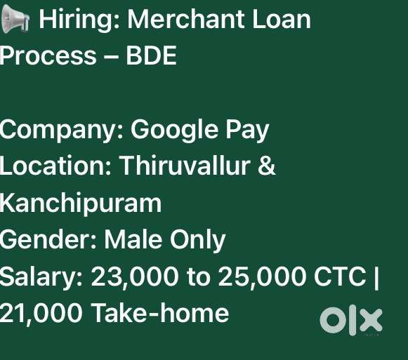 Field work/ BDE-business development executive