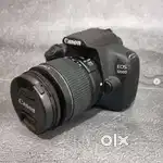 Canon 1200d with 18-55 lens in mint condition.