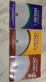 +2 English 1, 2, 3 books