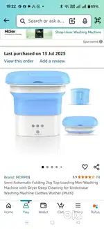 Top Loading mini washing Machine