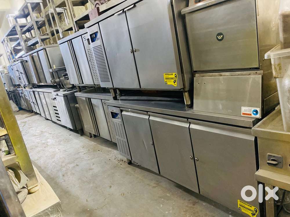 Used commercial restaurant equipments under counter fridge steel