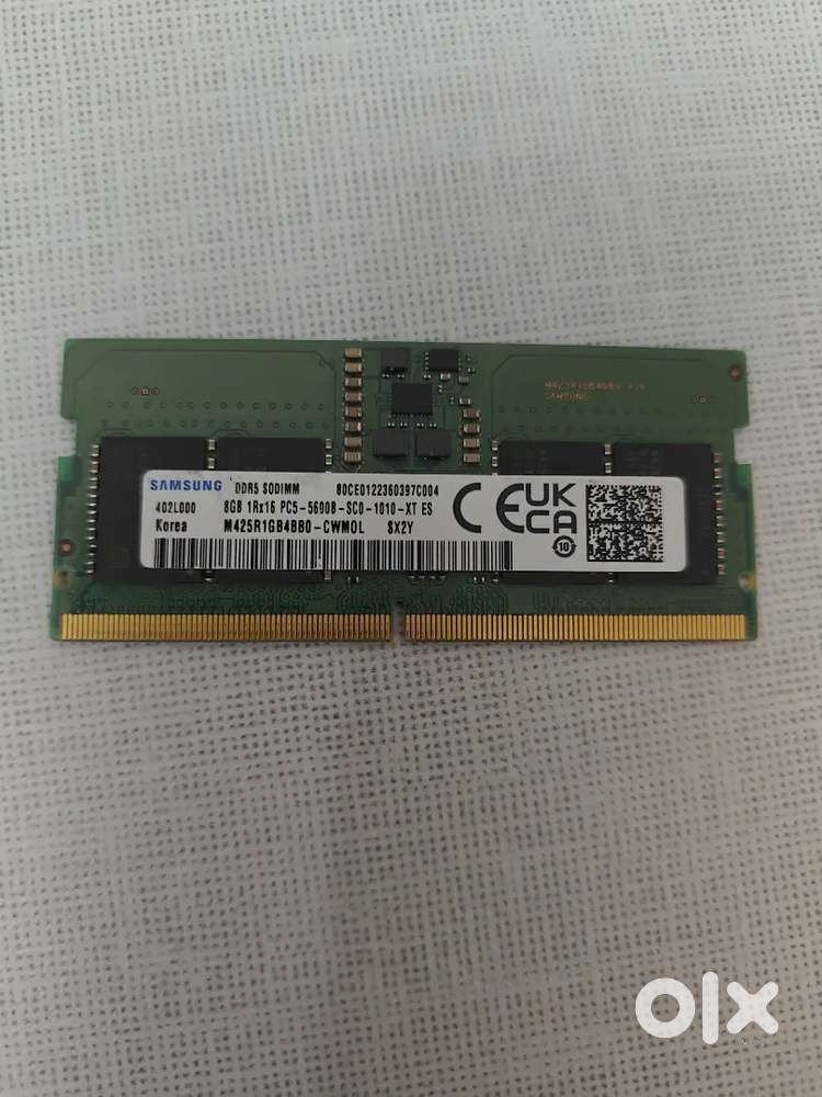 Samsung 8GB DDR5 Laptop RAM 5600 MHZ