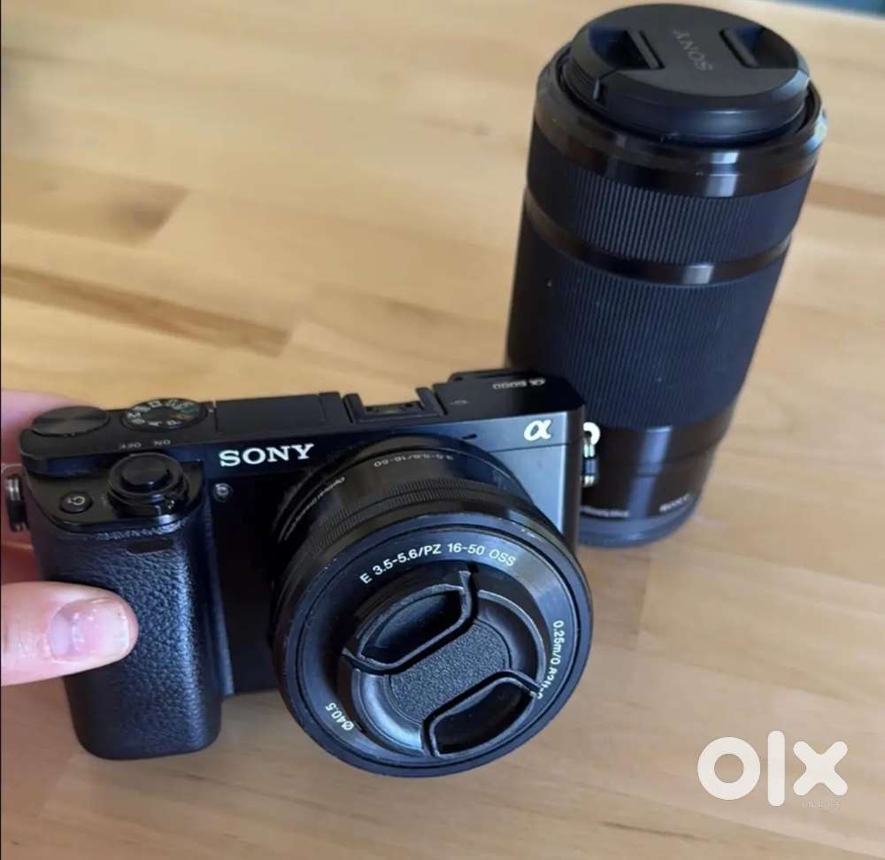 Sony Alpha A6000 Mirrorless Camera (2 Lens Kit) — Excellent Condition.