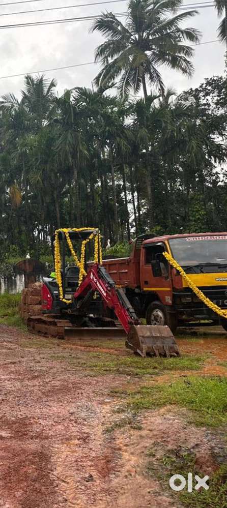 Lease or rent Vio 25 Excavator hitachi and eicher 1080 Tipper