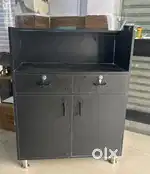 Wooden counter podium
