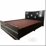 sat. special buy new double bed with  box -6500/-EMI on bhnfga